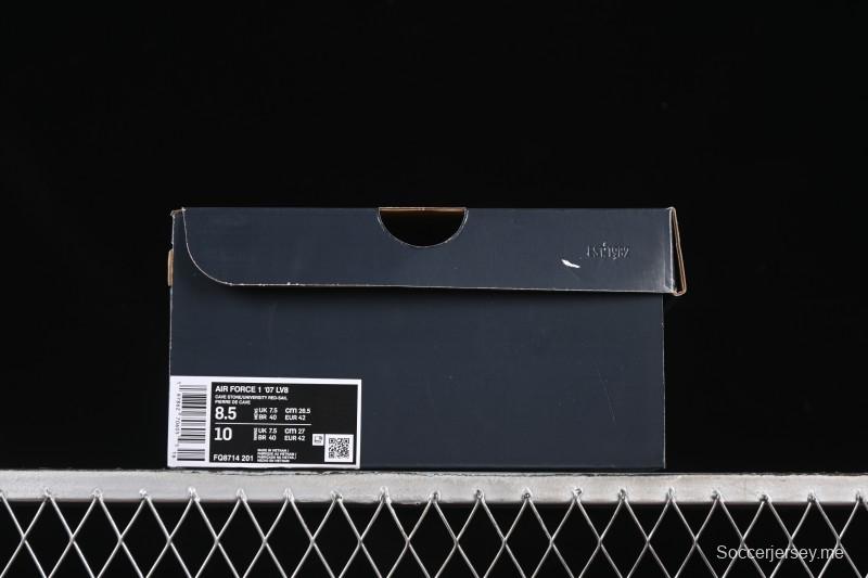 حذاء رياضي نايك اير فورس 1'07 منخفض كاجوال مع وسادة هوائية كاملة الطول - FQ8714-201