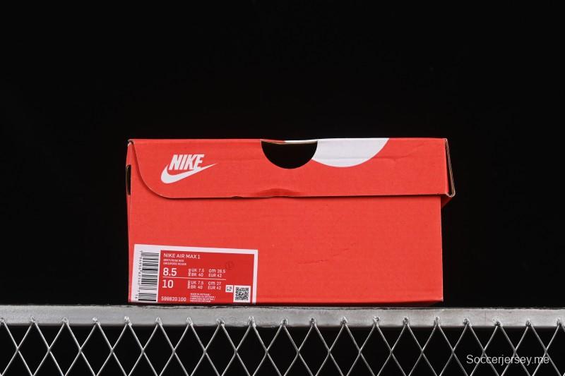 حذاء الجري اير ماكس 1 ريترو من نايك مع وسادة هوائية بنصف نعل - 599820-100