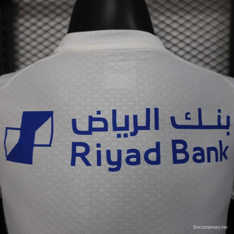 إصدار اللاعب 25/26 قميص الهلال الأبيض 25/26