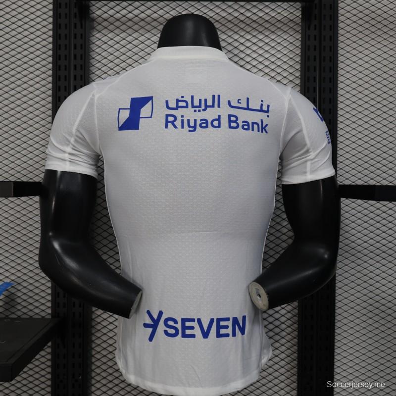إصدار اللاعب 25/26 قميص الهلال الأبيض 25/26