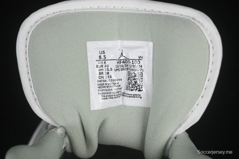 نايك اير جوردان 1 اير جوردان 1 لاو AJ1 AJ1 Amber Green Low Top Low Skate Shoes HF4078-100