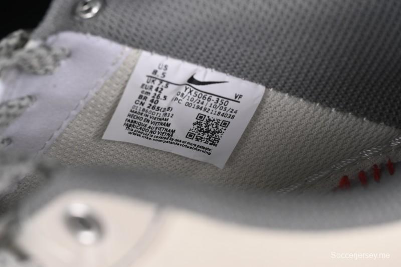 حذاء نايك اير فورس 1 '07 المنخفض من نايك اير فورس 1 '07 LV Collaboration باللون الرمادي الفاتح ذو خطافين صغيرين كاجوال - YX5066-350