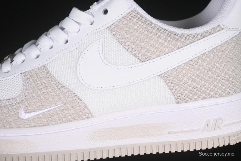 حذاء نايك اير فورس 1'07 المنخفض من نايك اير فورس 1'07 دنيم صغير سووش كاجوال - ZH0316-092