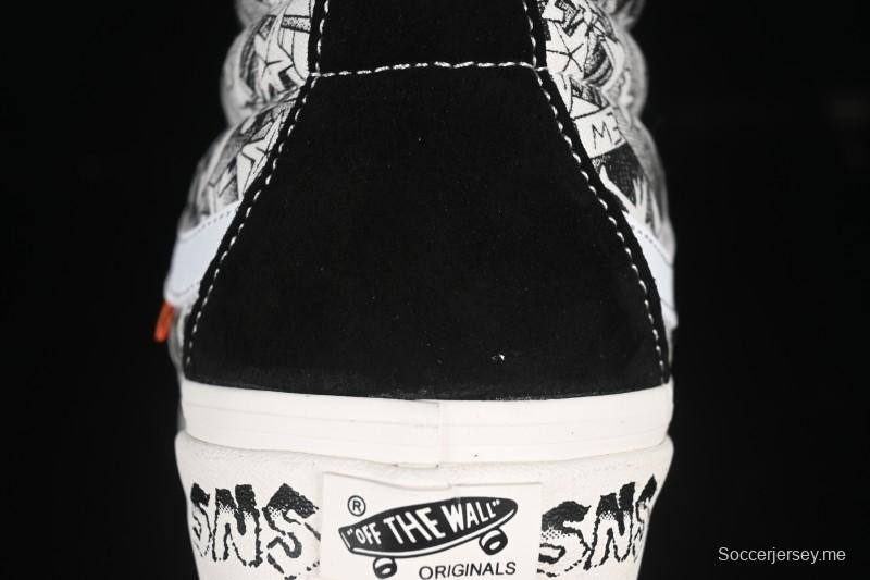 حذاء تزلج سكيت كلاسيك من فانس Sk8-Mid Classic - VN0A347UVGD