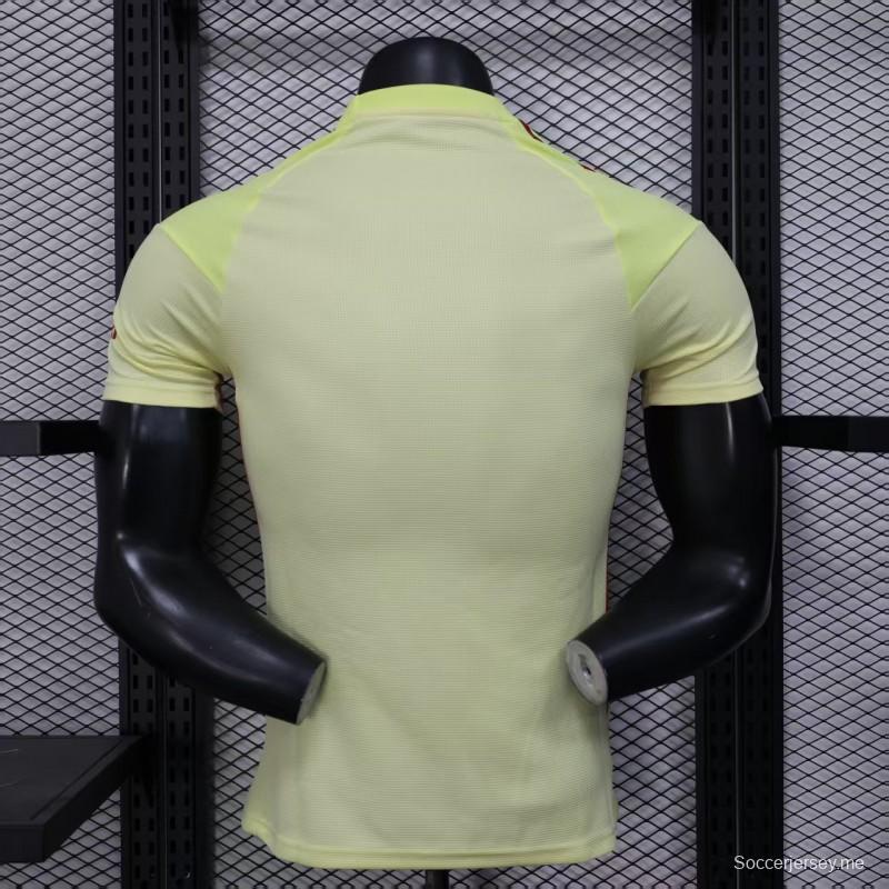 نسخة اللاعب 25/26 قميص حارس المرمى الأصفر الخاص بأرسنال 25/26