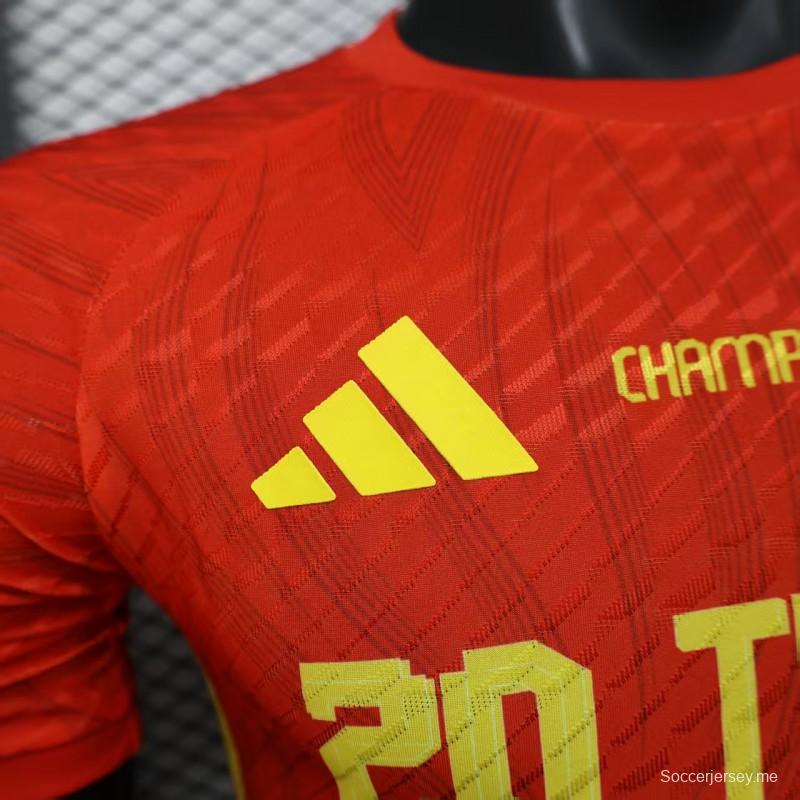 نسخة اللاعب 25/26 قميص أبطال ليفربول 20 مرة أبطال أوروبا 25/26