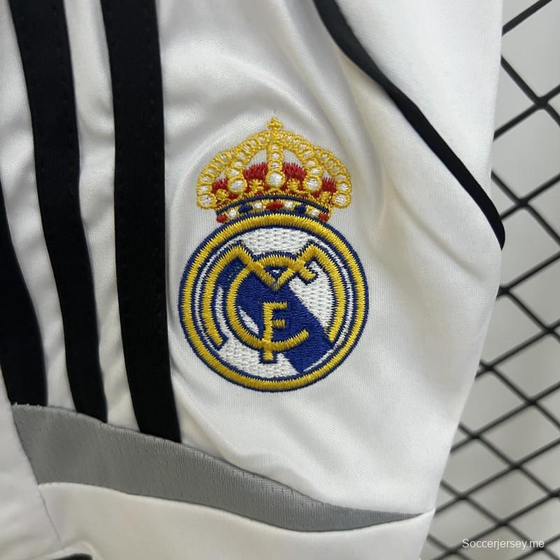 Retro 06/07 Kids Real Madrid Home Size 16-28 Jersey