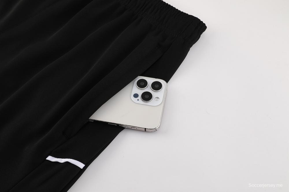 2025 نايك 2025 قميص أسود قصير الأكمام أسود + شورت قصير الأكمام