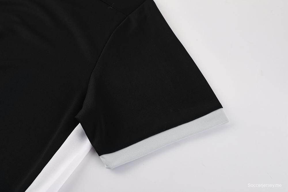 2025 نايك 2025 قميص أسود قصير الأكمام أسود + شورت قصير الأكمام