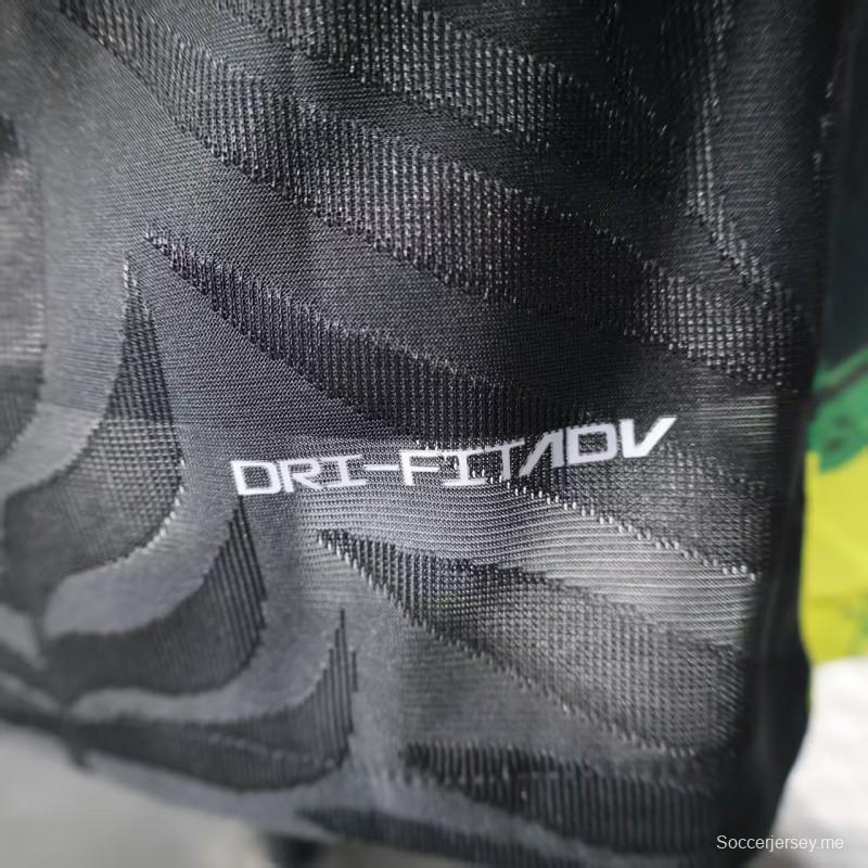 إصدار اللاعب 2025 قميص البرازيل 2025 أسود بطبعة النسر