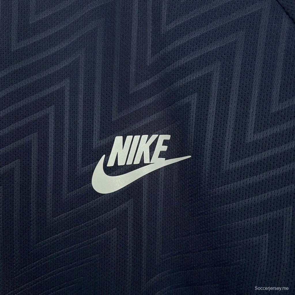 2025 تي شيرت نايكي باللون الكحلي #1044