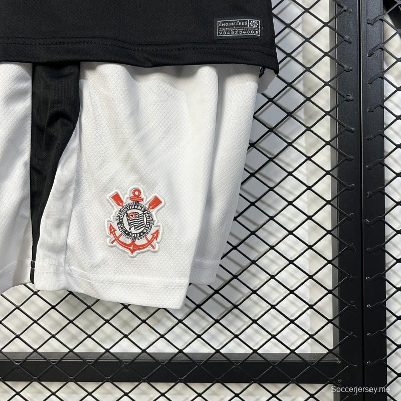 25/26 قميص أطفال كورينثيانز كورينثيانز هوم مقاس 16-28