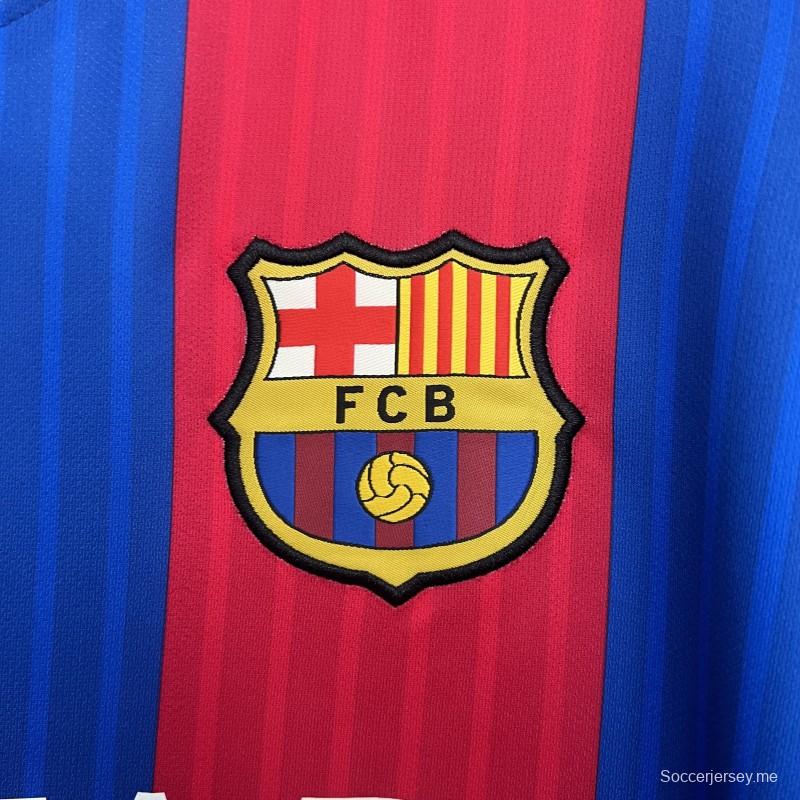 14/15 قميص بأكمام طويلة ريترو طويل الأكمام من برشلونة