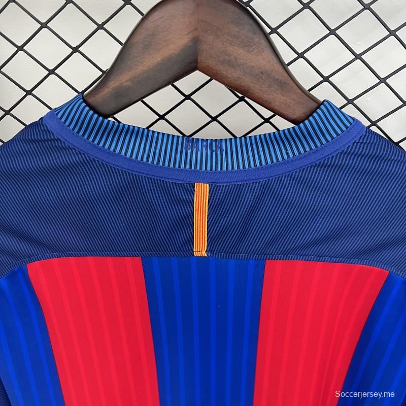 14/15 قميص بأكمام طويلة ريترو طويل الأكمام من برشلونة