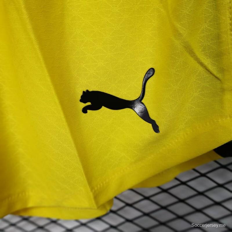 نسخة اللاعب 25/26 شورت أصفر قصير بوروسيا دورتموند