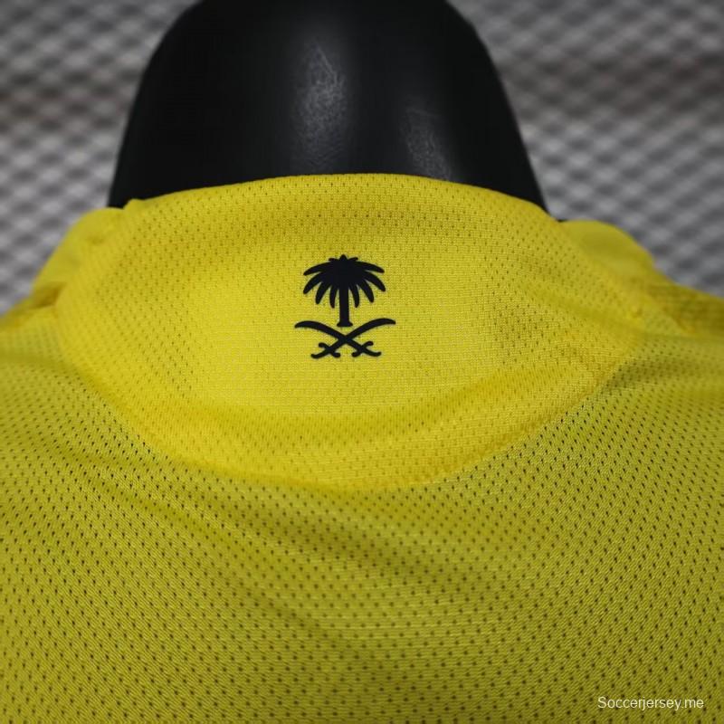 نسخة اللاعب 25/26 قميص النصر الأساسي 25/26