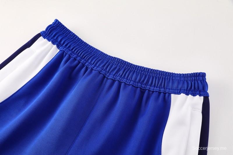 2025 جاكيت نايك أزرق/بحري بسحاب كامل + بنطلون طويل