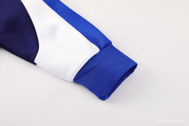 2025 جاكيت نايك أزرق/بحري بسحاب كامل + بنطلون طويل