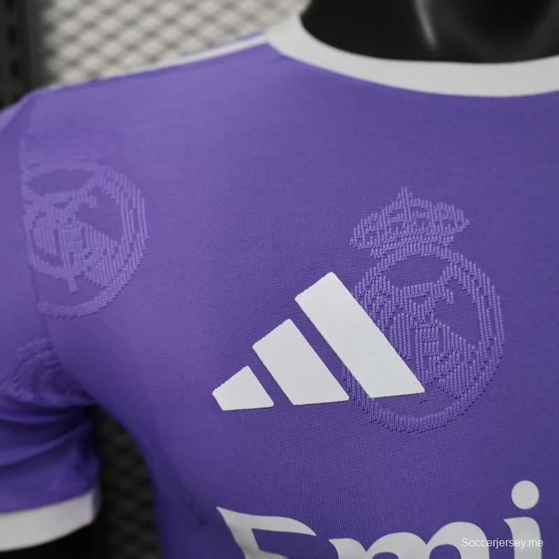 إصدار اللاعب 25/26 قميص خاص بنفسجي خاص بريال مدريد 25/26