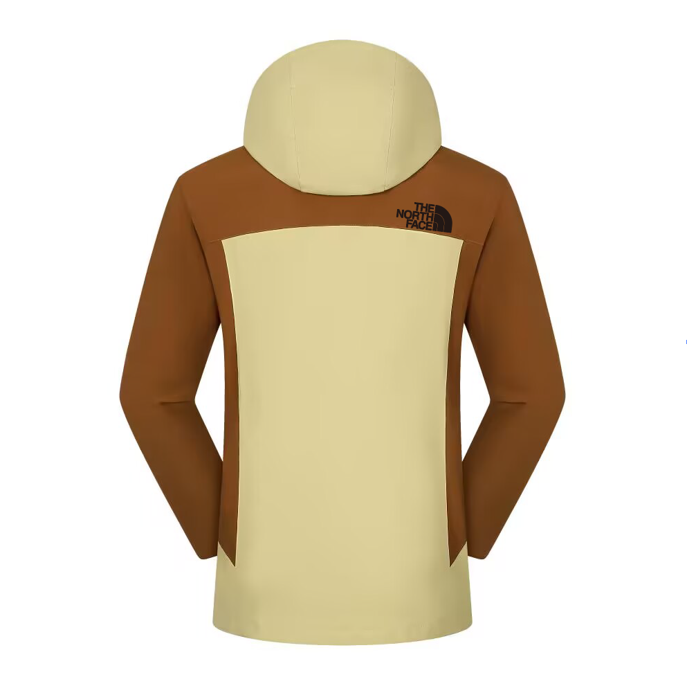 2025 جاكيت ذا نورث فيس ألباين تيرين - أخضر مائل إلى اللون الكريمي/ كريمي ملون بغطاء رأس قابل للتعديل