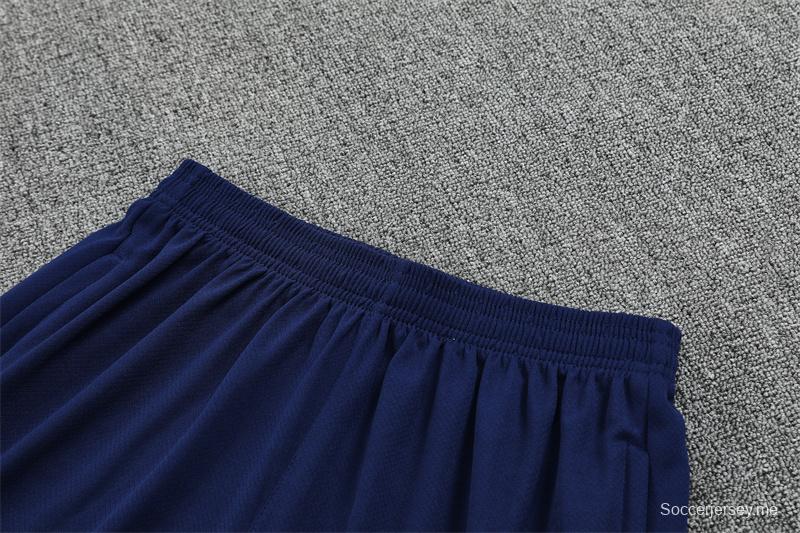 25/26 Tottenham Hotspur Royal Blue with XS Short Sleeve+Soccer Shorts