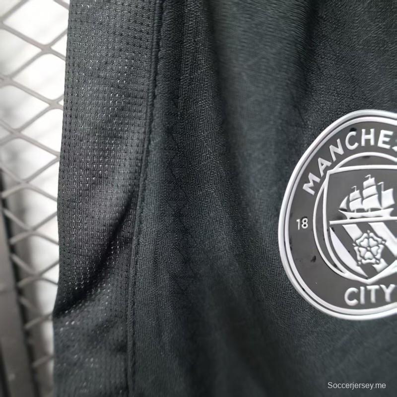 إصدار اللاعب 25/26 شورت مانشستر يونايتد أسود اللون أسود قصير 25/26