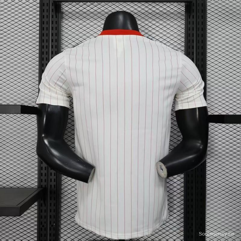 إصدار اللاعب 25/26 قميص بنفيكا بنفيكا أبيض غير رسمي