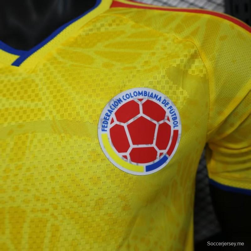 إصدار اللاعب 2025 القميص الأساسي لكولومبيا 2025