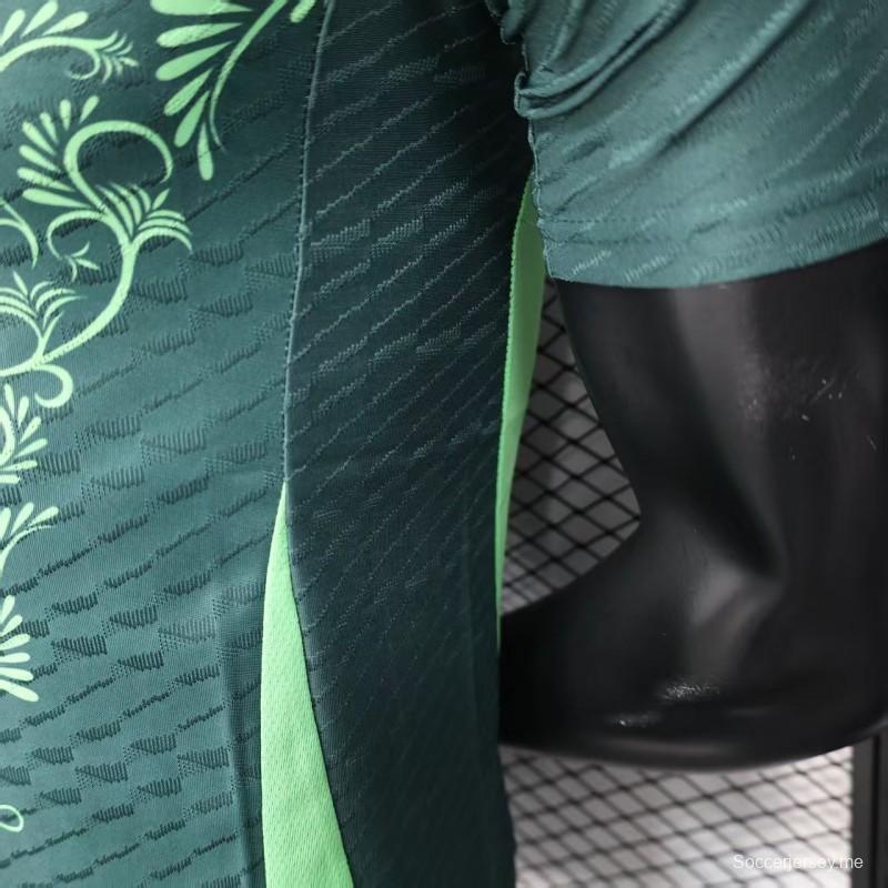 إصدار اللاعب 2025 قميص الجزائر الأخضر 2025