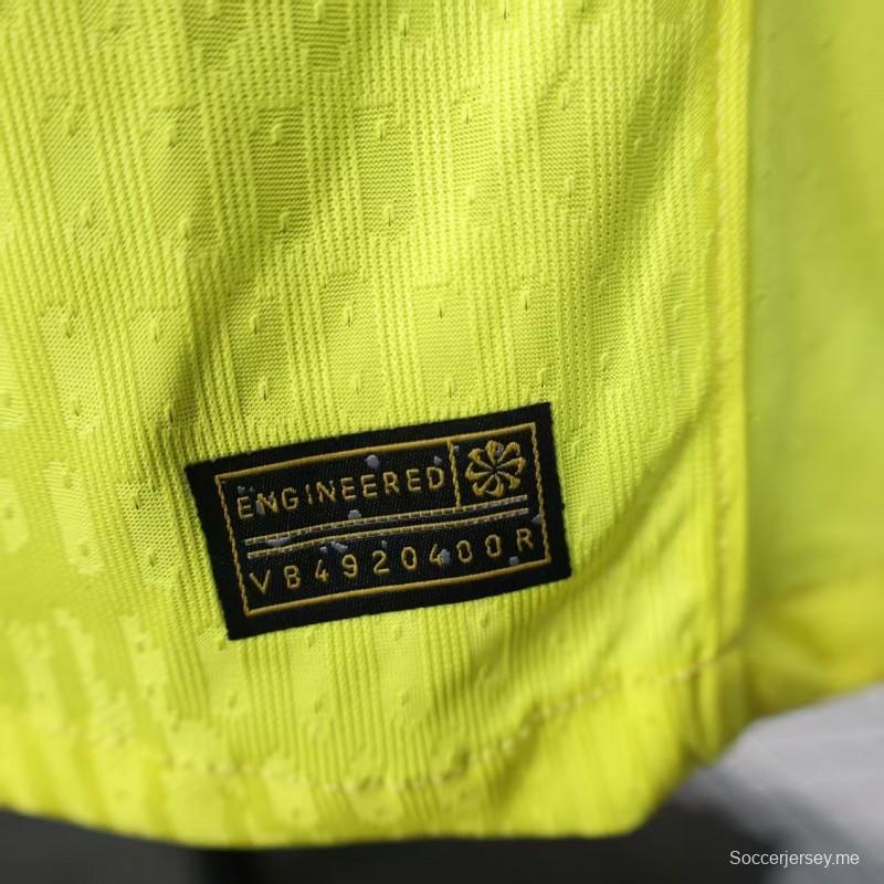 نسخة اللاعب 25/26 قميص توتنهام هوتسبير الأصفر الثالث لتوتنهام هوتسبير