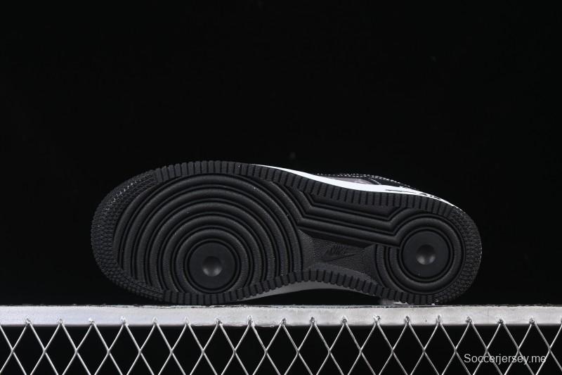 Nike Air Force 1 '07 Low Gucci Collaboration Litchi Grain Print Casual Sneakers - AH8462-002