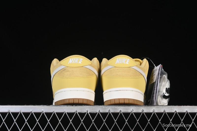 Nike SB Dunk Low Saturn Gold Low-Top Skate Shoes - FJ1674-700