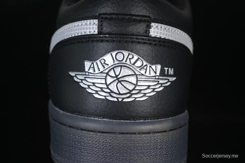 نايك اير جوردان 1 اير جوردان 1 لاو AJ1 اسود كانفاس أبيض كانفاس منخفضة كاجوال حذاء كرة سلة كاجوال - HV596868-001