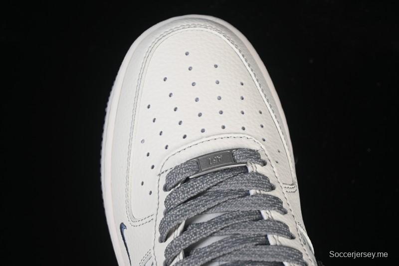 حذاء نايك اير فورس 1 '07 منخفض LV Collaboration LV Collaboration مطبوع عليه شارة بيج اللون البيج، حذاء رياضي كاجوال منخفض - HH7518-079