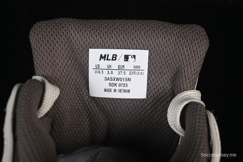 حذاء رياضي كاجوال خفيف الوزن بحزام سنيكرز مكتنزة ذات بطانة سحرية من نيويورك يانكيز - 3ASXW015N50BRS