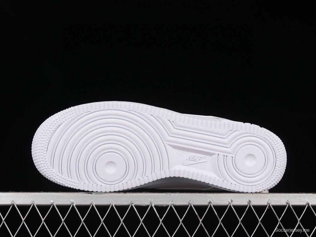 حذاء نايك اير فورس 1 '07 منخفض كلاسيكي كلاسيكي أبيض بالكامل برقبة منخفضة كاجوال - CW2288-111