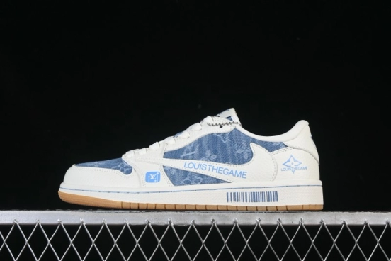 حذاء نايك ترافيس سكوت x Fragment Design x Air Jordan 1 Low OG SP AJ1 منخفض الكاجوال من نايك - SC0601-053