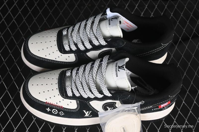 حذاء نايك اير فورس 1 '07 المنخفض من نايك اير فورس 1 '07 LV Collaboration Woven Label سنيكرز كاجوال - CX5050-Y26