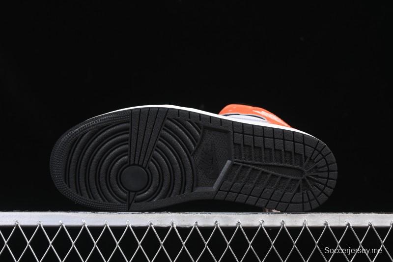 نايك اير جوردان 1 ميد AJ1 اير جوردان 1 اير جوردان 1 ميد AJ1 أسود أبيض برتقالي - DQ8426-801