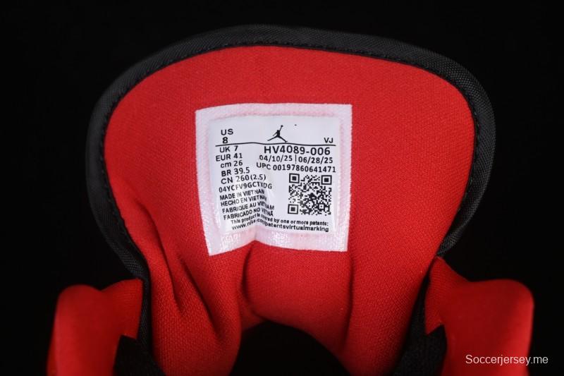 نايك اير جوردان 1 اير جوردان 1 لاو AJ1 جلد براءات الاختراع AJ1 حذاء رياضي كاجوال أسود أحمر منخفض القمة HV4089-006