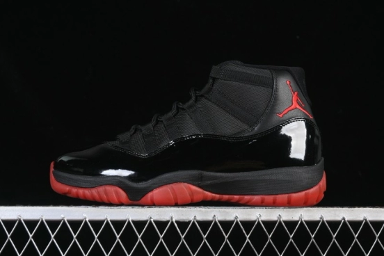 حذاء كرة السلة نايك اير جوردان 11 ريترو جوردان 11 بلاك ريد ريد - 378037-326