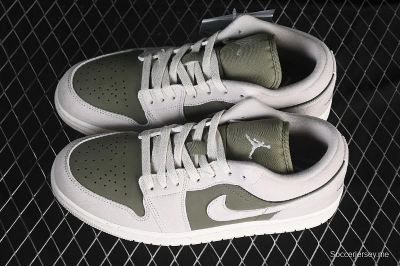 نايك اير جوردان 1 اير جوردان 1 لاو AJ1 AJ1 حذاء رياضي كاجوال منخفض الرقبة أخضر نعناعي - HV4089-201