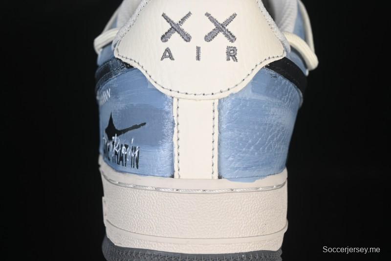 حذاء نايك اير فورس 1'07 منخفض عصر التشققات حذاء رياضي كاجوال مرسوم باليد - KS6896-555