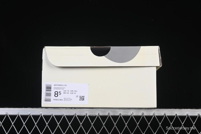 حذاء نايك اير فورس 1 '07 المنخفض من نايك بالتعاون مع جوتشي حذاء رياضي كاجوال أبيض بني أخضر أخضر - YF9511-804