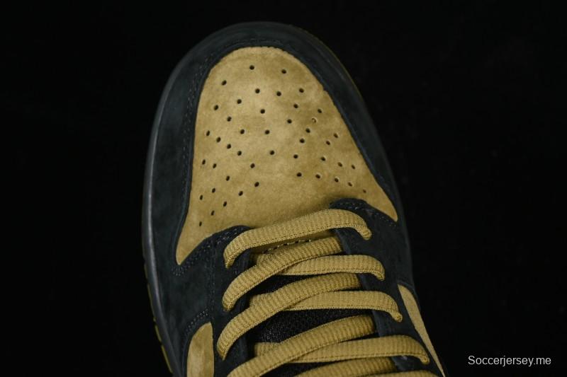 حذاء تزلج نايك سوبريم x دانك SB دانك دنك لو بني أصفر منخفض الكاجوال - HQ8487-300