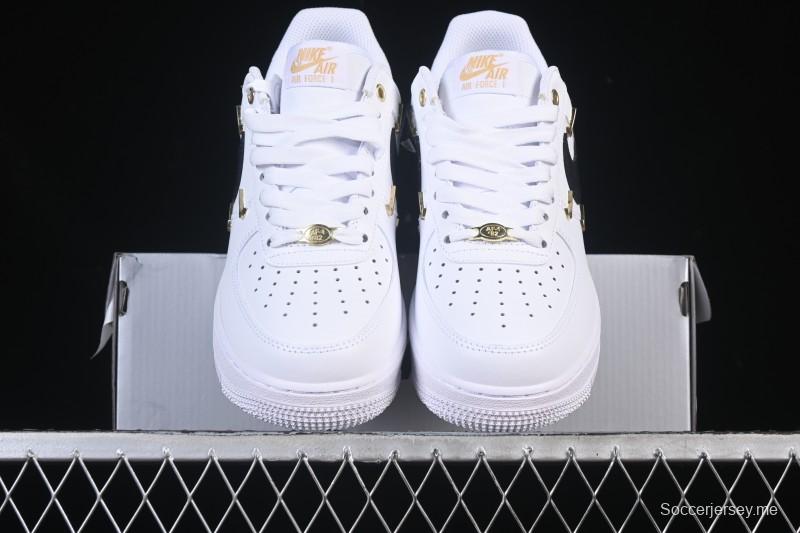 حذاء نايك اير فورس 1'07 منخفض بأربعة خطافات أسود أبيض كاجوال أبيض - ZH0316-113