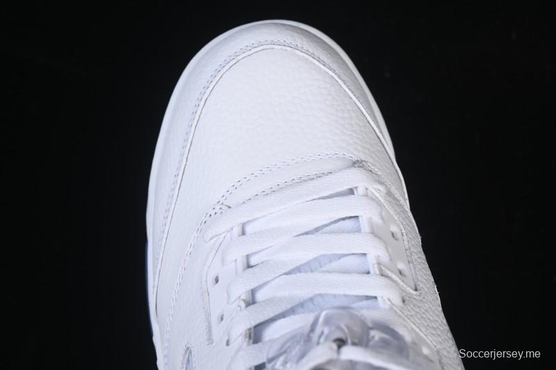 حذاء كرة السلة نايك اير جوردان 5 ريترو جوردان أبيض معدني - HQ7978-103