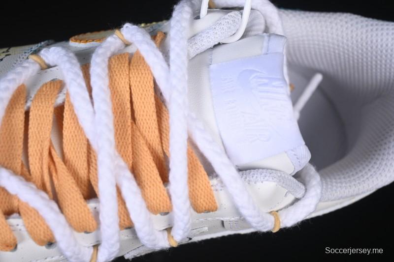 حذاء نايك اير فورس 1 '07 المنخفض من نايك اير فورس 1 '07 ليو سلسلة زودياك المرسومة يدويًا من سلسلة زودياك الرياضية الكاجوال المنخفضة - 723-822