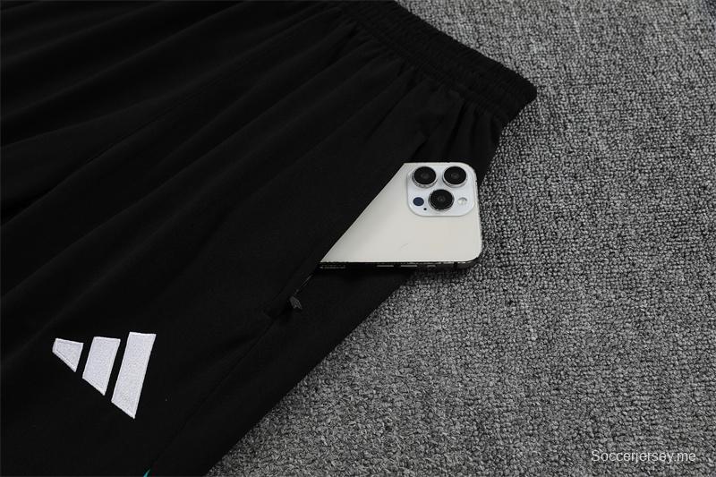 Player Version 25/26 Liverpool Green AD on Both Sleeves Half Zipper Jacket+Long Pants