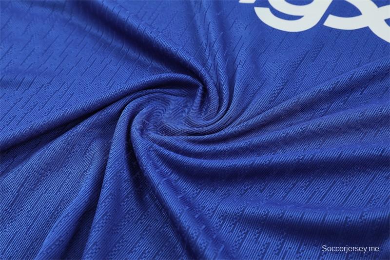 Player Version 25/26 Chelsea Color Blue T90 Half Zipper Jacket+Long Pants